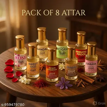 Pack of 8 Attar (ZooHi)