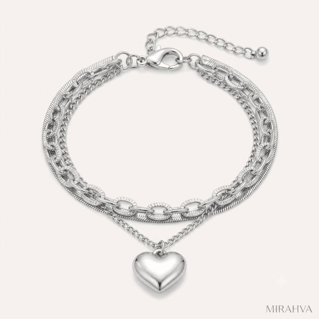 Silver-Tone Charm Bracelet - Image 7