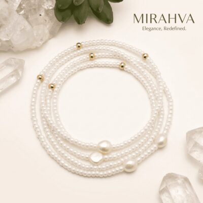 Delicate Pearl Beaded Bracelet