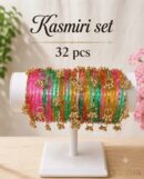 Kashmiri Multi-Color 32 Piece Bangle Set