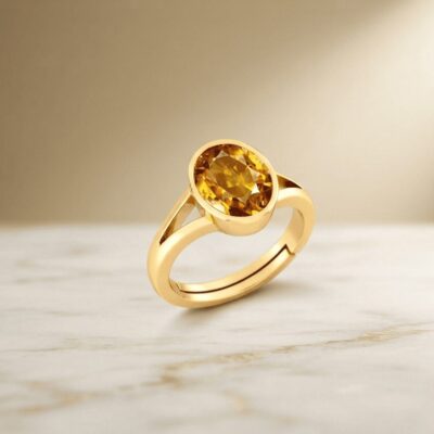 Yellow Sapphire Ring (Pukhraj)