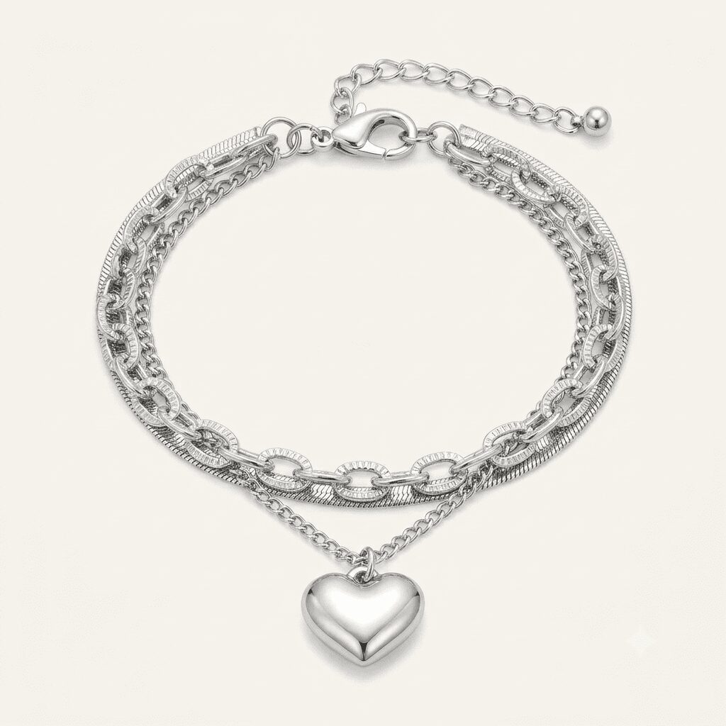 Silver-Tone Charm Bracelet - Image 6