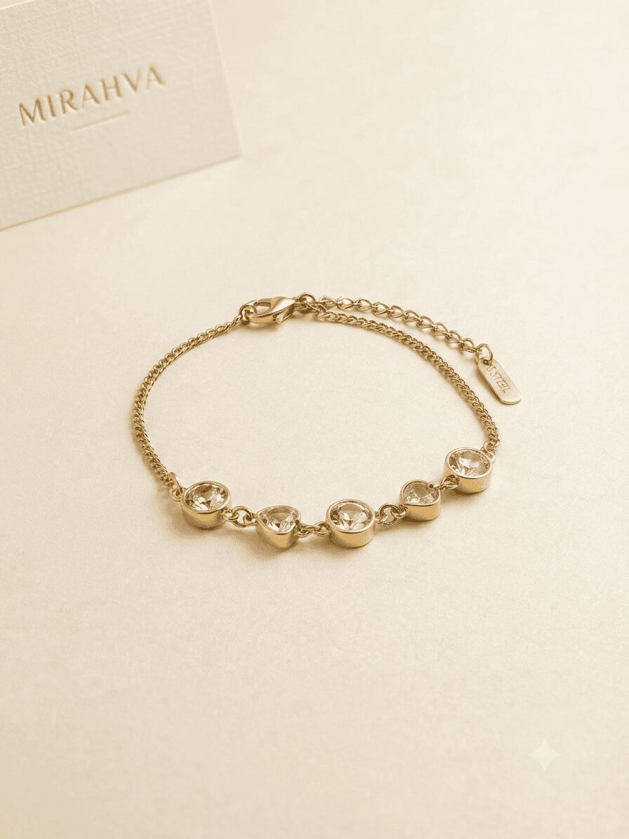 Amara Textured Chain Bracelet