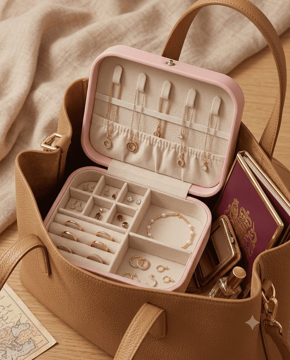 Trendy Jewellery Organiser Pouch - Image 2