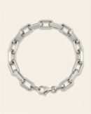 Chunky Silver-Tone Chain Bracelet
