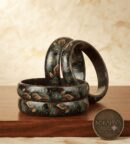 Peacock Feather Meenakari Bangle Set