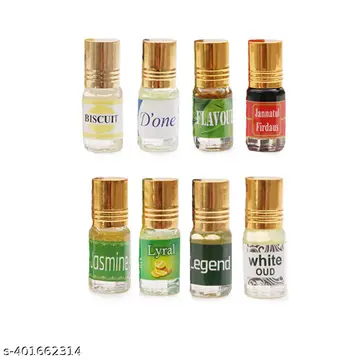 Hasi Combo Pack of 8 Attars