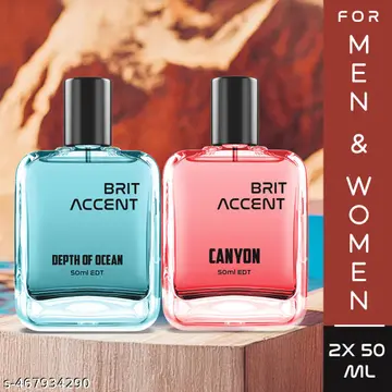 Brit Accent Depth of Ocean & Canyon EDT Duo 2 x 50 ML