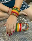 Multicolor Rajasthani Chooda Stack