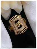 Om Diamond Statement Ring