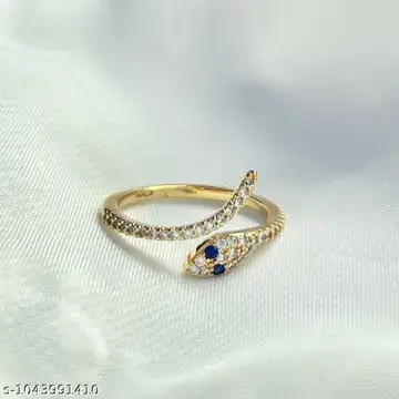 Blue Evil Eye Crystal Ring