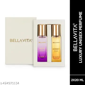 Bella Vita Date & Honey Oud Luxury Unisex Perfume Duo 2 x 20 ML