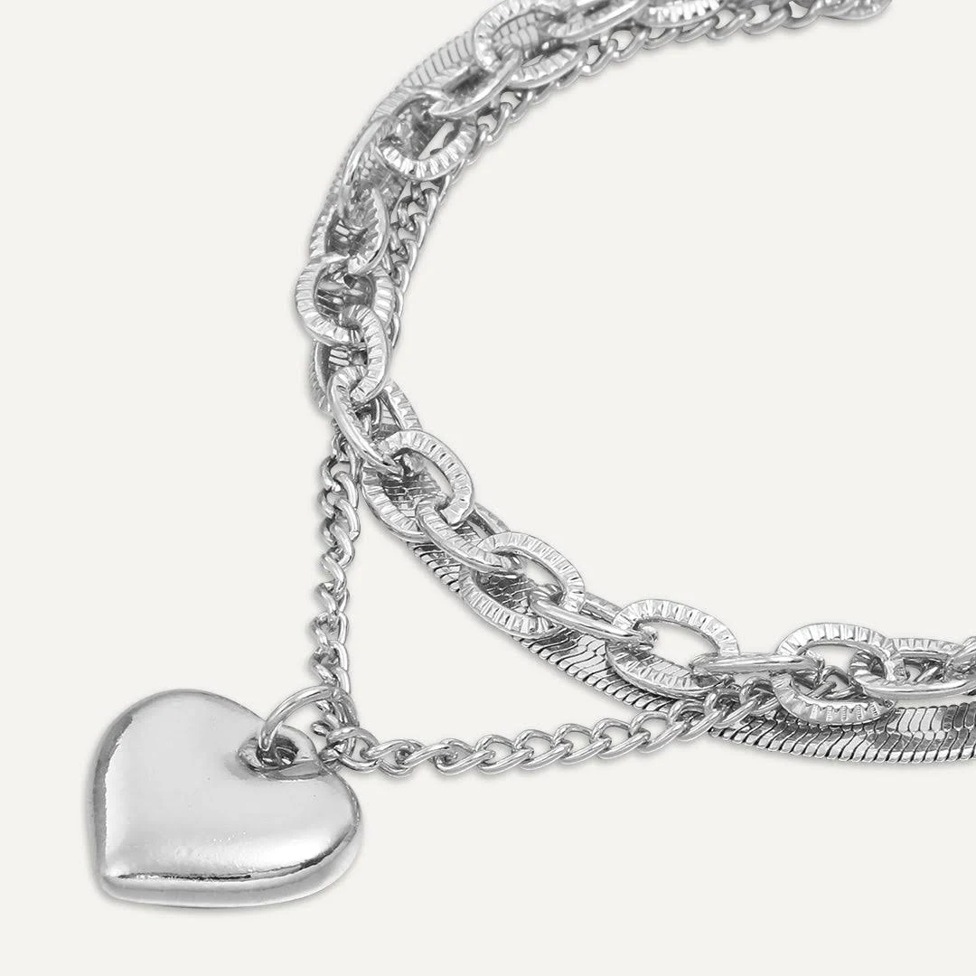 Silver-Tone Charm Bracelet - Image 8