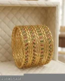 Twisted Gold Bangle Set