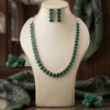 Gemini_Generated_Image_3by73m3by73m3by7 Mirahva Emerald Elegance Oval Stone Necklace & Earrings Set