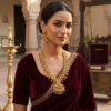 Gemini_Generated_Image_3m1j7x3m1j7x3m1j Mirahva Royal Heritage Gold-Tone Bridal Necklace Set with Matching Earrings