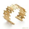 Gemini_Generated_Image_58p4d858p4d858p4 Mirahva Luxe Gold Geometric Open Cuff Bracelet for Women | Premium Adjustable Statement Cuff | Modern Designer Fashion Jewelry