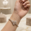 Gemini_Generated_Image_ar5yh6ar5yh6ar5y-1 Mirahva Floral Crystal Luxe Bracelet for Women – Elegant Silver-Tone Statement Bracelet