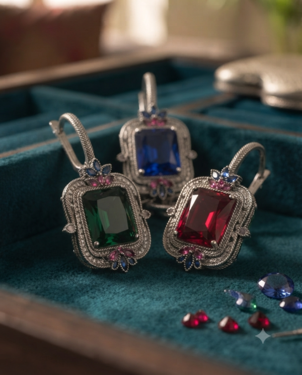Gemini_Generated_Image_bp8yxvbp8yxvbp8y Mirahva Royal Gemstone Statement Drop Earrings – Multicolor