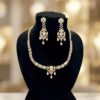 Mirahva Luxury Gold-Tone Necklace & Matching Earrings Jewellery Set