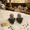 Gemini_Generated_Image_f8x8nhf8x8nhf8x8 Mirahva Antique Floral Oxidised Silver Statement Earrings for Women