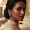 Gemini_Generated_Image_jb6e63jb6e63jb6e Mirahva Antique Gold & Oxidized Silver Pearl Statement Earrings