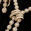 Mirahva Luxe Radiance Gold-Tone Necklace & Earrings Set