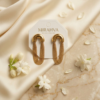 Gemini_Generated_Image_npk6wbnpk6wbnpk6 Mirahva Gold-Tone U-Shape Chain Drop Earrings for Women | Elegant Statement Earrings