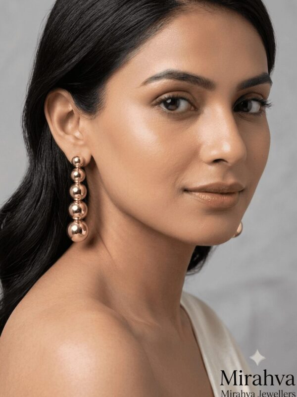 Gemini_Generated_Image_o63n7go63n7go63n Mirahva Luxe Gold Beaded Drop Earrings for Women