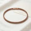 Mirahva Rose Gold Braided Chain Bracelet for Women – Elegant Woven Link Design
