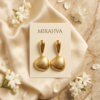 Gemini_Generated_Image_qk9e5wqk9e5wqk9e Mirahva Luxe Golden Sculpted Drop Earrings for Women