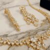Mirahva Luxury Gold-Tone Necklace & Matching Earrings Jewellery Set