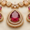 Mirahva Multicolor Royal Radiance Statement Jewelry Set