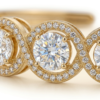 Mirahva Luxe Intertwined Crystal Open Cuff Bracelet