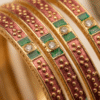 Gemini_Generated_Image_ymfosvymfosvymfo Mirahva Traditional Red & Green Enamel Gold-Tone Bangles – Set of 4