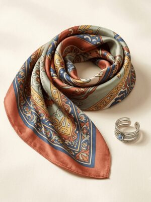 Bohemian Hair Scarf & Ring Set