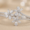 Gemini_Generated_Image_zfqqc9zfqqc9zfqq Mirahva Floral Crystal Luxe Bracelet for Women – Elegant Silver-Tone Statement Bracelet