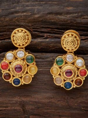 Mirahva Antique flower Earrings