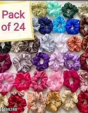 Satin Scrunchie Mega Pack (Pack of 24)