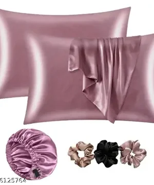 Satin Pillowcase & Scrunchie Sleep Set