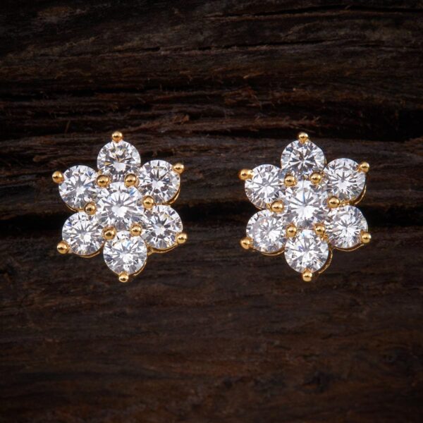 Mirahva Zircon white stone Earrings